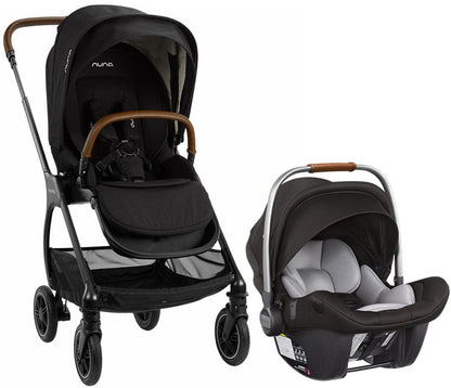 Nuna TRIV + PIPA Lite LX Travel System Bundle - Caviar/Caviar - ST12023CVR-CF08501CVR