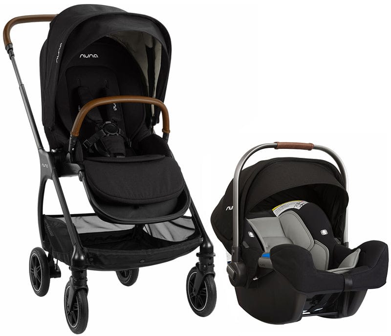 Nuna TRIV + PIPA Travel System Bundle - Caviar/Caviar - ST12023CVR-CF03501CVR