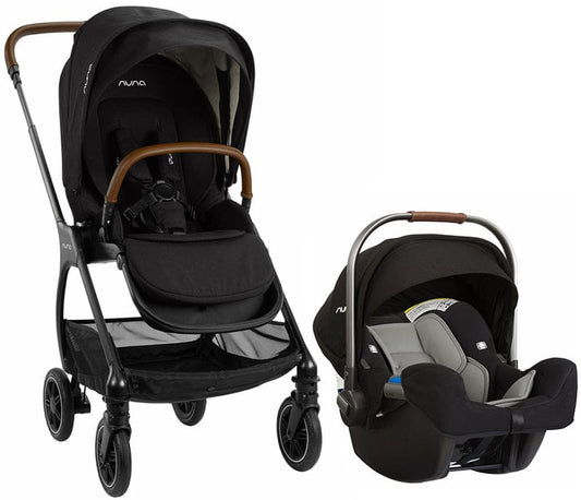 Nuna TRIV + PIPA Travel System Bundle - Caviar/Caviar - ST12023CVR-CF03501CVR