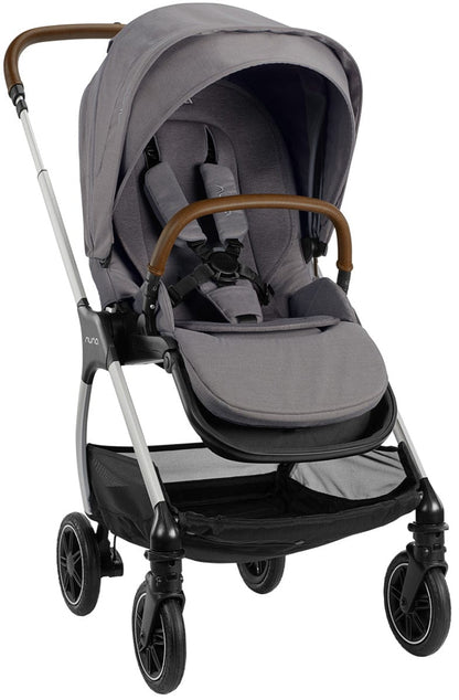 Nuna TRIV Compact Stroller with Magnetic Buckle - Frost