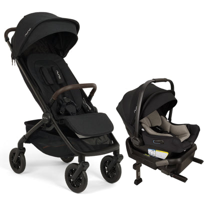 Nuna TRVL 360 + PIPA aire Travel System Bundle - Caviar