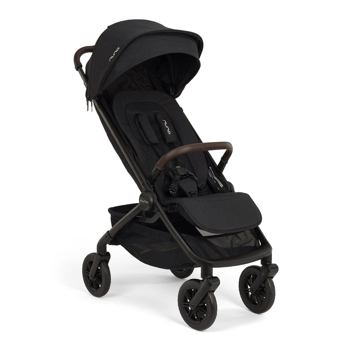 Nuna TRVL 360 Self-Folding Compact Stroller - Caviar