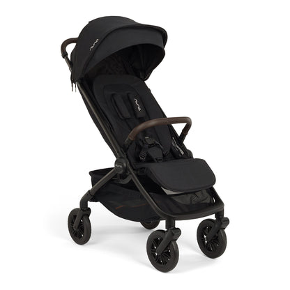 Nuna TRVL 360 Self-Folding Compact Stroller - Caviar