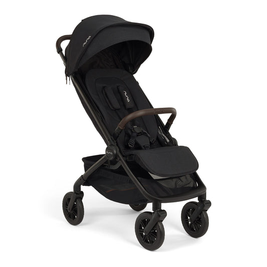 Nuna TRVL 360 Self-Folding Compact Stroller - Caviar