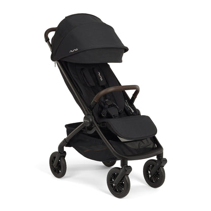 Nuna TRVL 360 Self-Folding Compact Stroller - Caviar