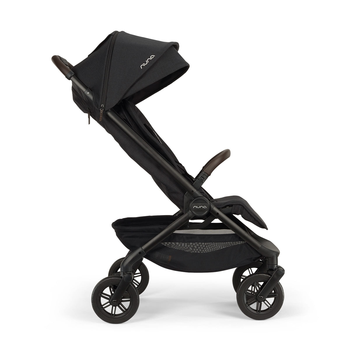 Nuna TRVL 360 Self-Folding Compact Stroller - Caviar
