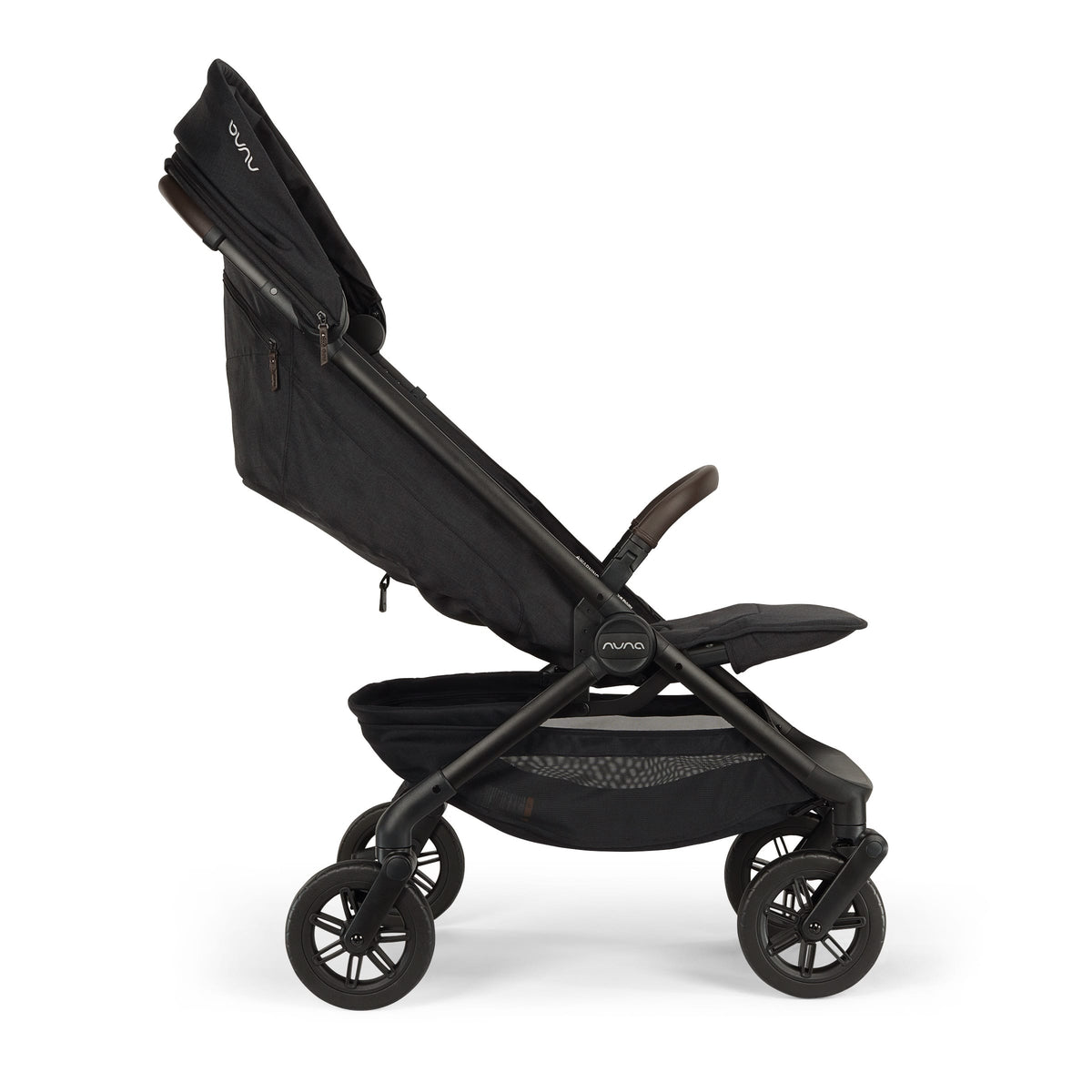 Nuna TRVL 360 Self-Folding Compact Stroller - Caviar