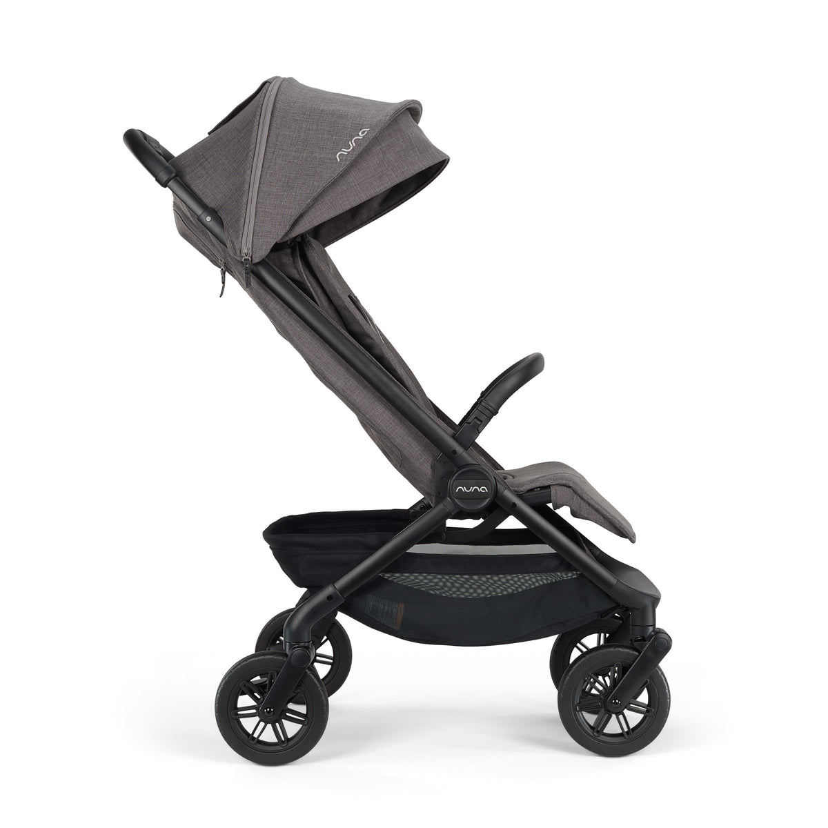 Nuna TRVL 360 Self-Folding Compact Stroller - Pewter