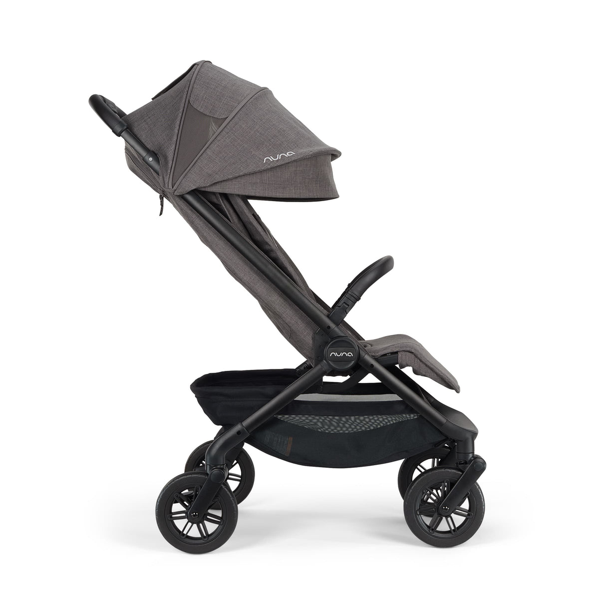 Nuna TRVL 360 Self-Folding Compact Stroller - Pewter