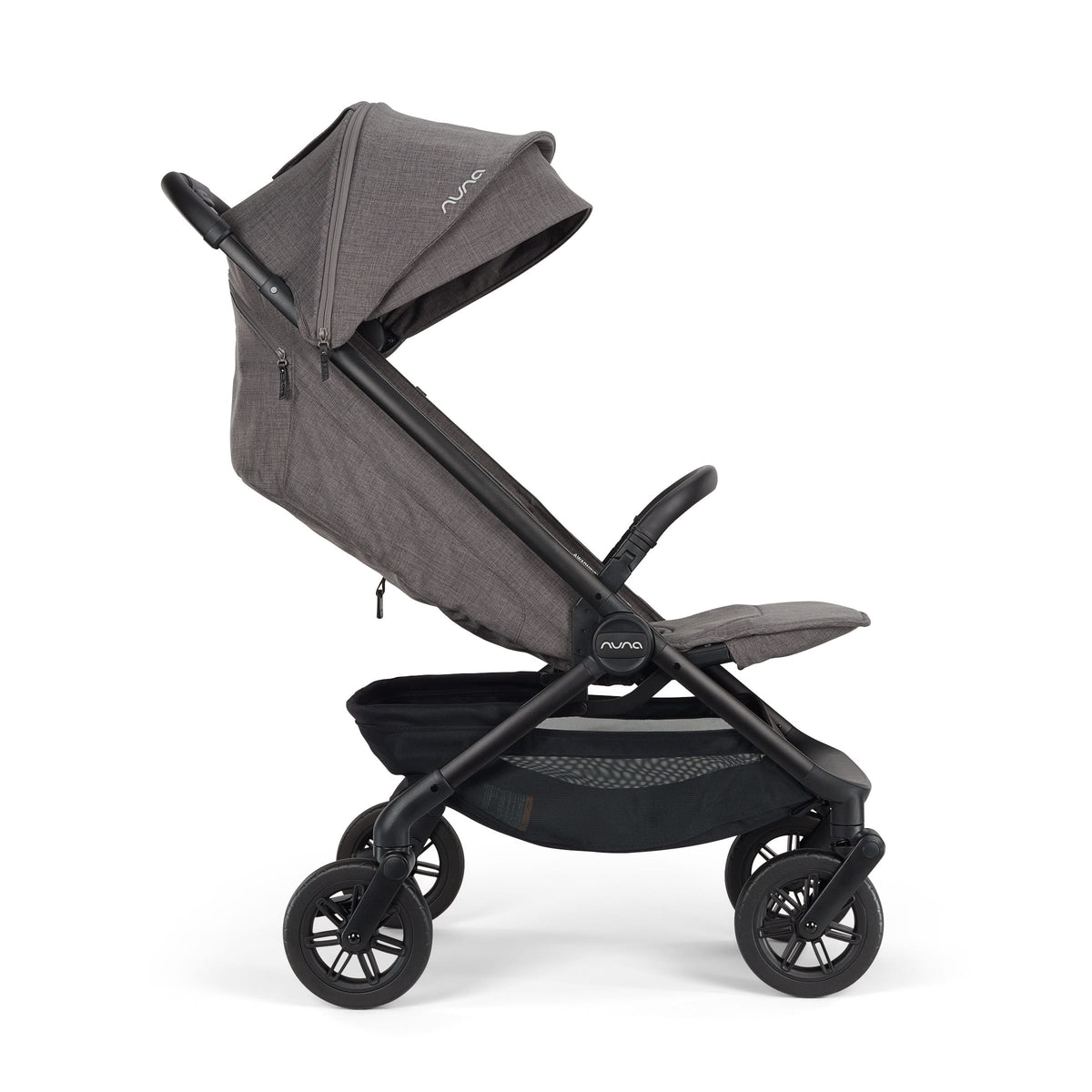 Nuna TRVL 360 Self-Folding Compact Stroller - Pewter