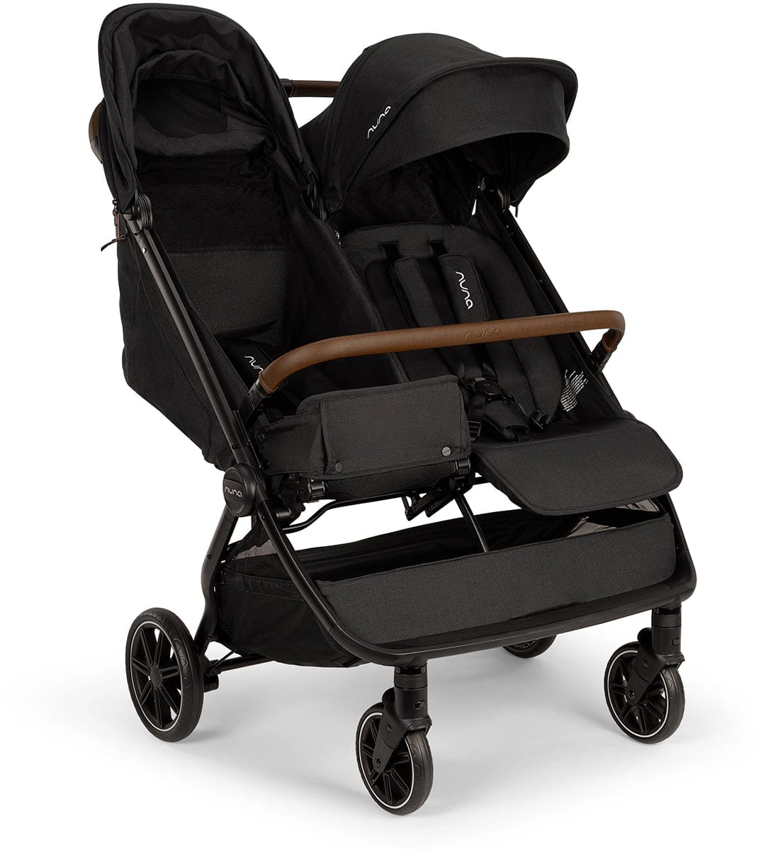 Nuna TRVL dubl Lightweight Side by Side Double Stroller - Caviar - ST19800CVR