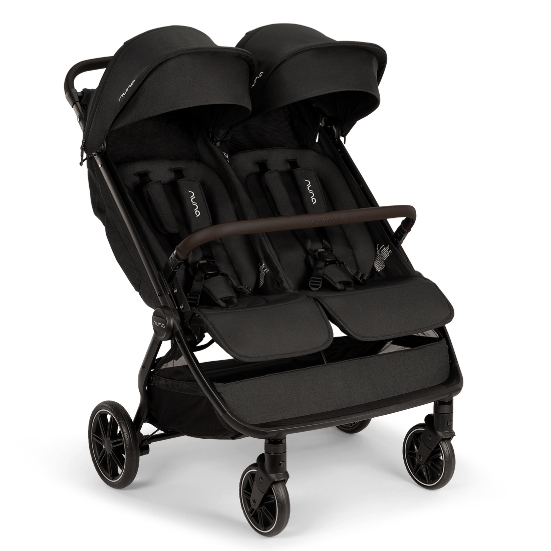 Nuna TRVL dubl Lightweight Side by Side Double Stroller - Caviar - ST19800CCR