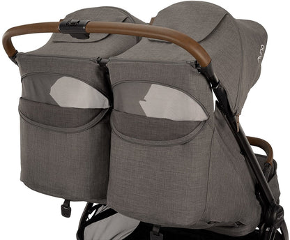 Nuna TRVL dubl Lightweight Side by Side Double Stroller - Granite - ST19800GRN