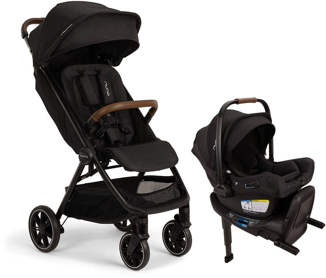 Nuna TRVL LX + PIPA Aire RX Travel System Bundle - Caviar - ST18100CVR-CF18508600CVR