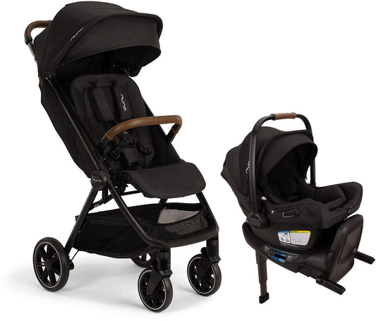 Nuna TRVL LX + PIPA Aire RX Travel System Bundle - Caviar - ST18100CVR-CF18508600CVR