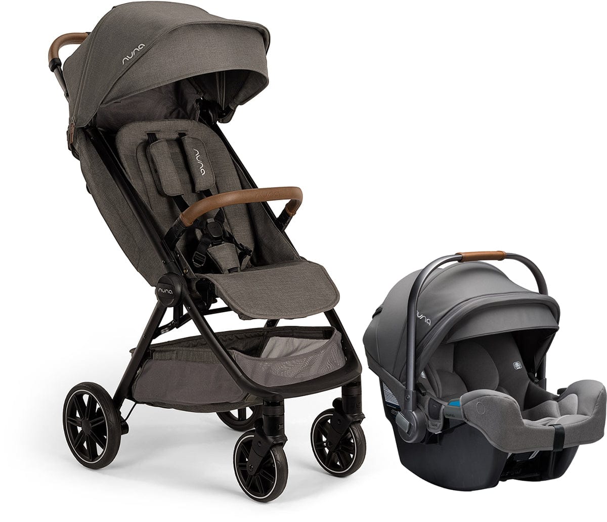 Nuna TRVL LX + PIPA RX Travel System Bundle - Granite - ST18100GRN-CF12508600GRN