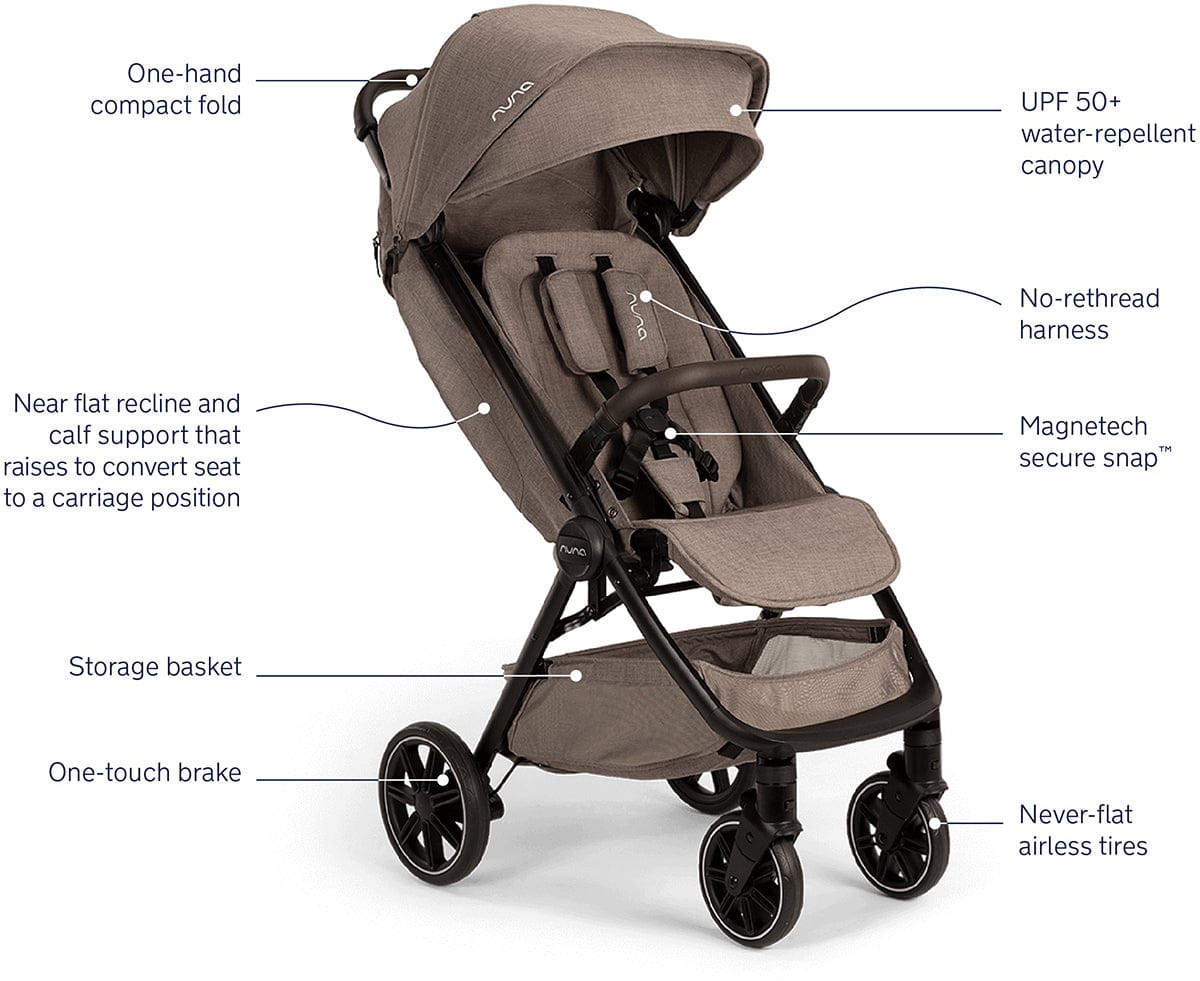 Nuna TRVL LX + PIPA urbn Travel System - Cedar - TS18115600CDR