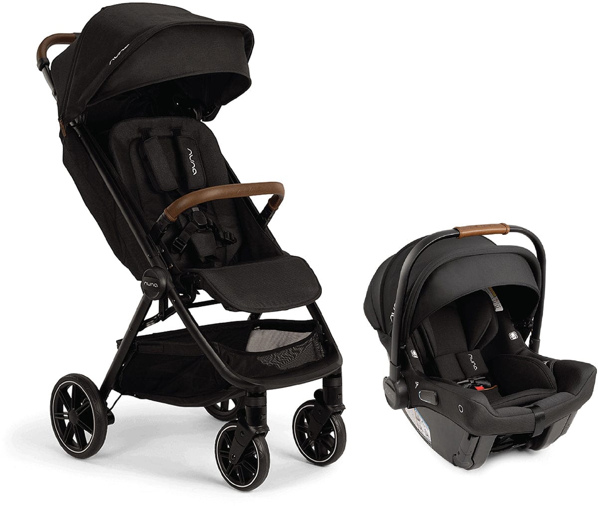 Nuna TRVL LX + PIPA urbn Travel System - Caviar - TS18115602CVR