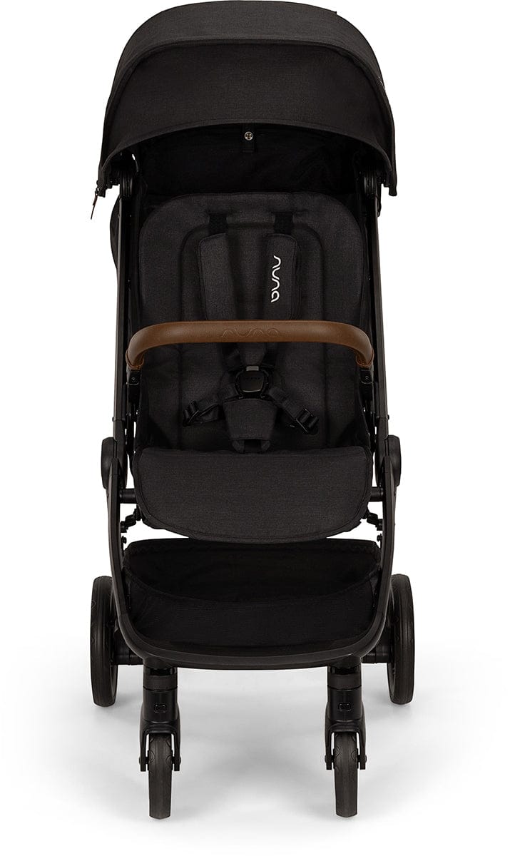 Nuna TRVL LX Self-Folding Compact Stroller - Caviar - ST18100CVR