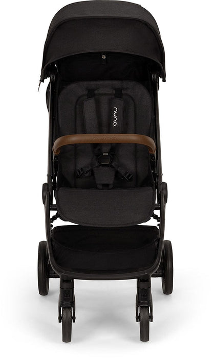 Nuna TRVL LX Self-Folding Compact Stroller - Caviar - ST18100CVR