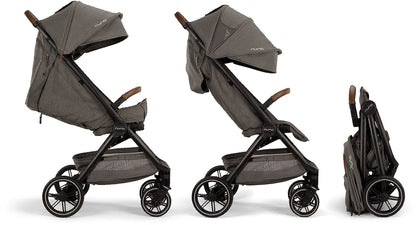 Nuna TRVL LX Self-Folding Compact Stroller - Granite - ST18100GRN