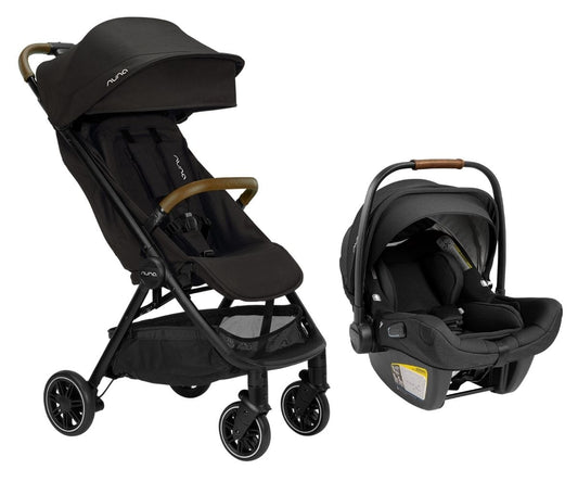 Nuna TRVL + PIPA Lite RX Travel System Bundle - Caviar - ST15706CVR-CF10208600CVR