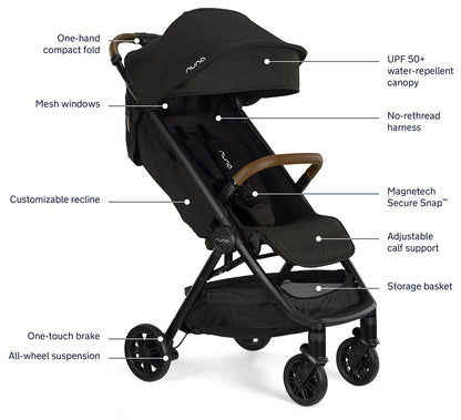 Nuna TRVL + PIPA Lite RX Travel System Bundle - Ocean - ST15706OCN-CF10208600OCN