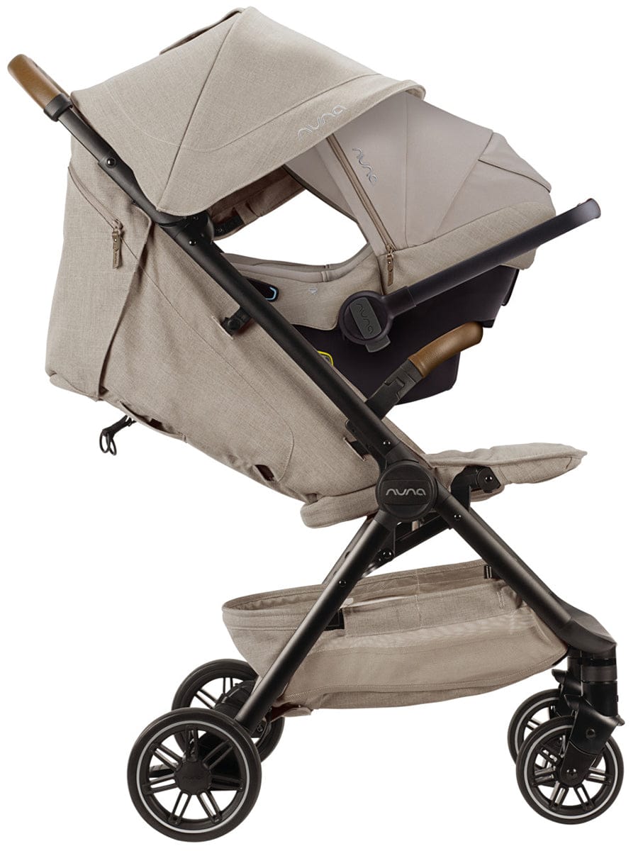 Nuna TRVL + PIPA RX Travel System Bundle - Hazelwood / Caviar - ST15706HAZ-CF12508600CVR