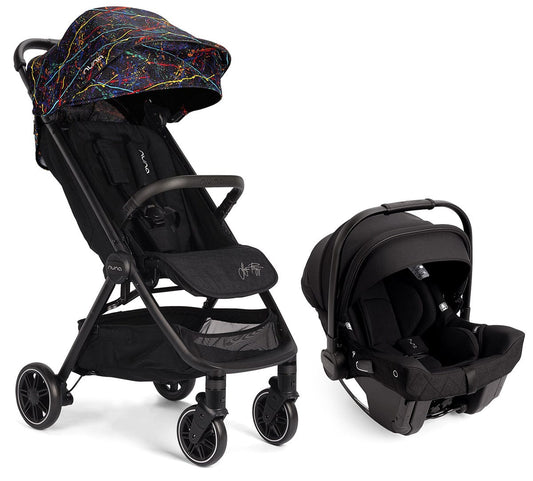 Nuna TRVL + PIPA urbn Travel System - Rainbow by Georgette Polizzi - TS15715600RNB