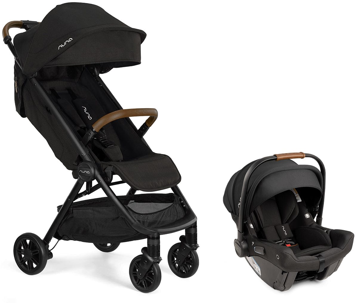 Nuna TRVL + PIPA urbn Travel System - Caviar - TS15700CVR