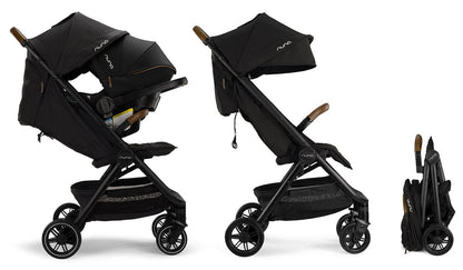 Nuna TRVL + PIPA urbn Travel System - Caviar - TS15700CVR