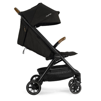 Nuna TRVL Self-Folding Compact Stroller - Caviar - ST15706CVR