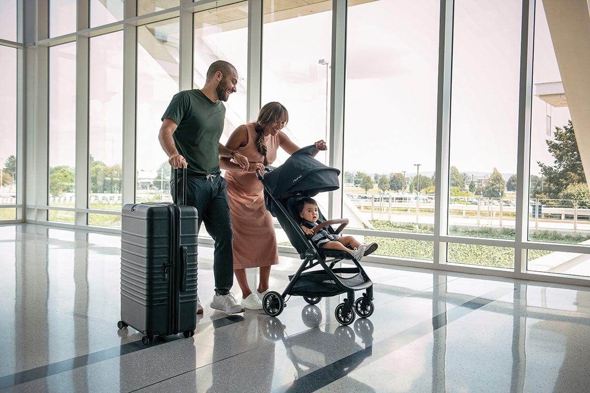 Nuna TRVL Self-Folding Compact Stroller - Lagoon - ST15706LGN