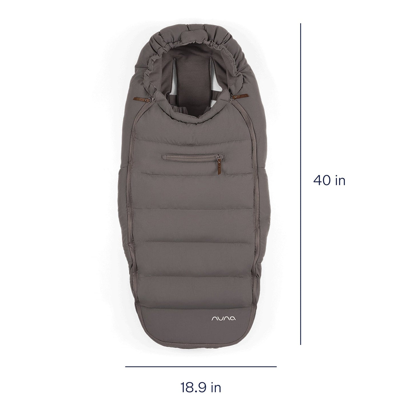 Nuna Winter Stroller Set with Bag - Granite - FG00000GRN