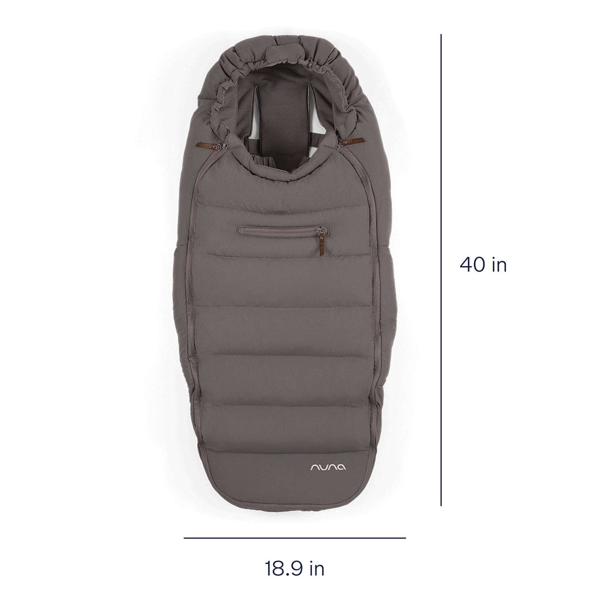 Nuna Winter Stroller Set with Bag - Granite - FG00000GRN