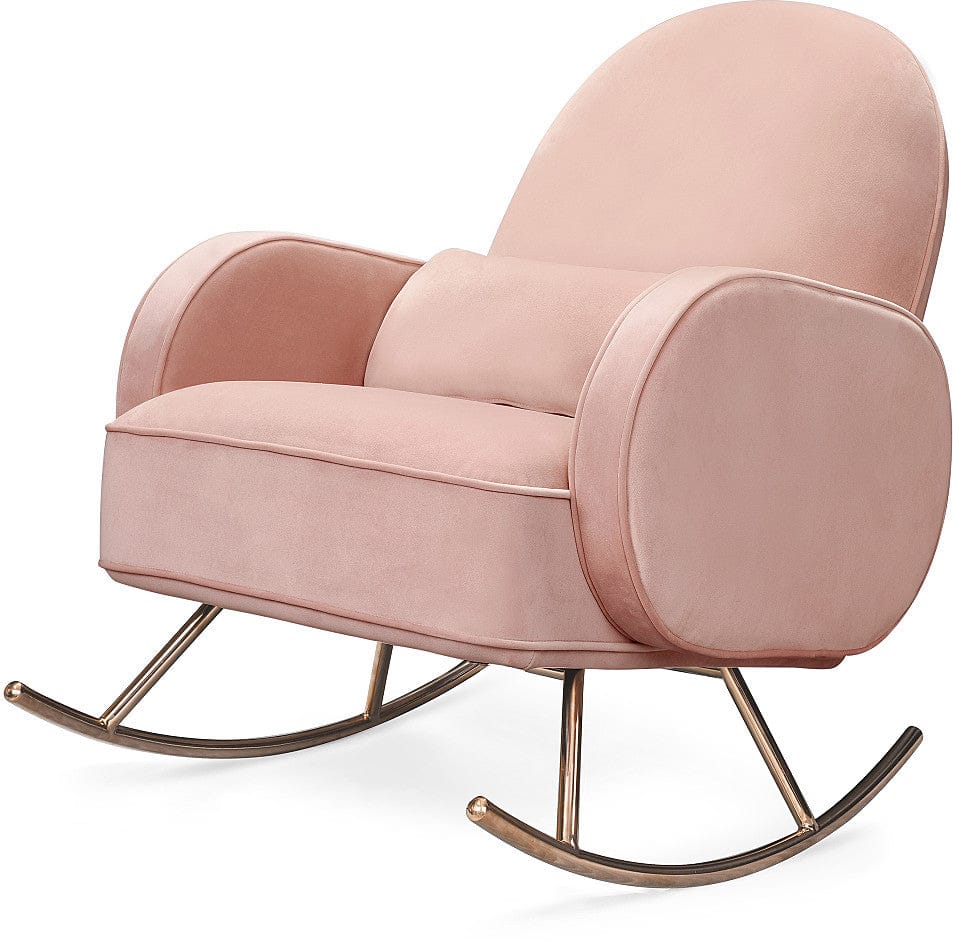 Nursery Works Compass Rocker - Blush Velvet - NW17087BPV