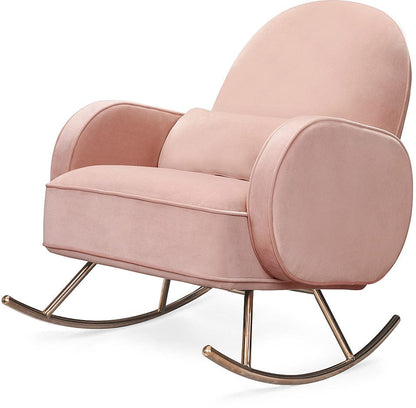 Nursery Works Compass Rocker - Blush Velvet - NW17087BPV