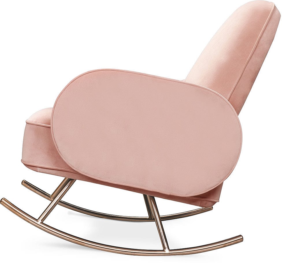 Nursery Works Compass Rocker - Blush Velvet - NW17087BPV