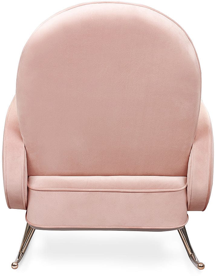 Nursery Works Compass Rocker - Blush Velvet - NW17087BPV