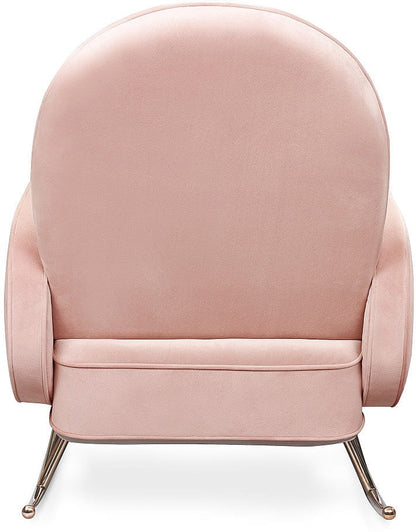 Nursery Works Compass Rocker - Blush Velvet - NW17087BPV