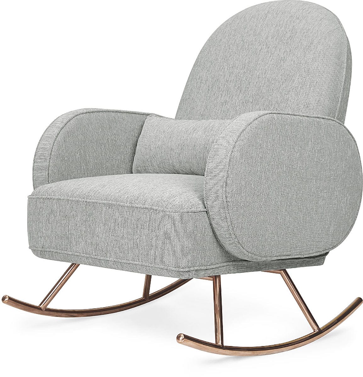 Nursery Works Compass Rocker - Light Grey Weave - NW17087FWLG