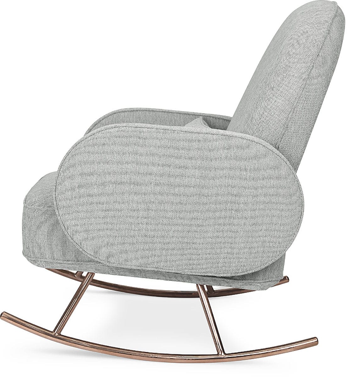 Nursery Works Compass Rocker - Light Grey Weave - NW17087FWLG