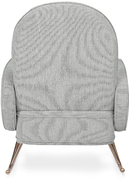 Nursery Works Compass Rocker - Light Grey Weave - NW17087FWLG