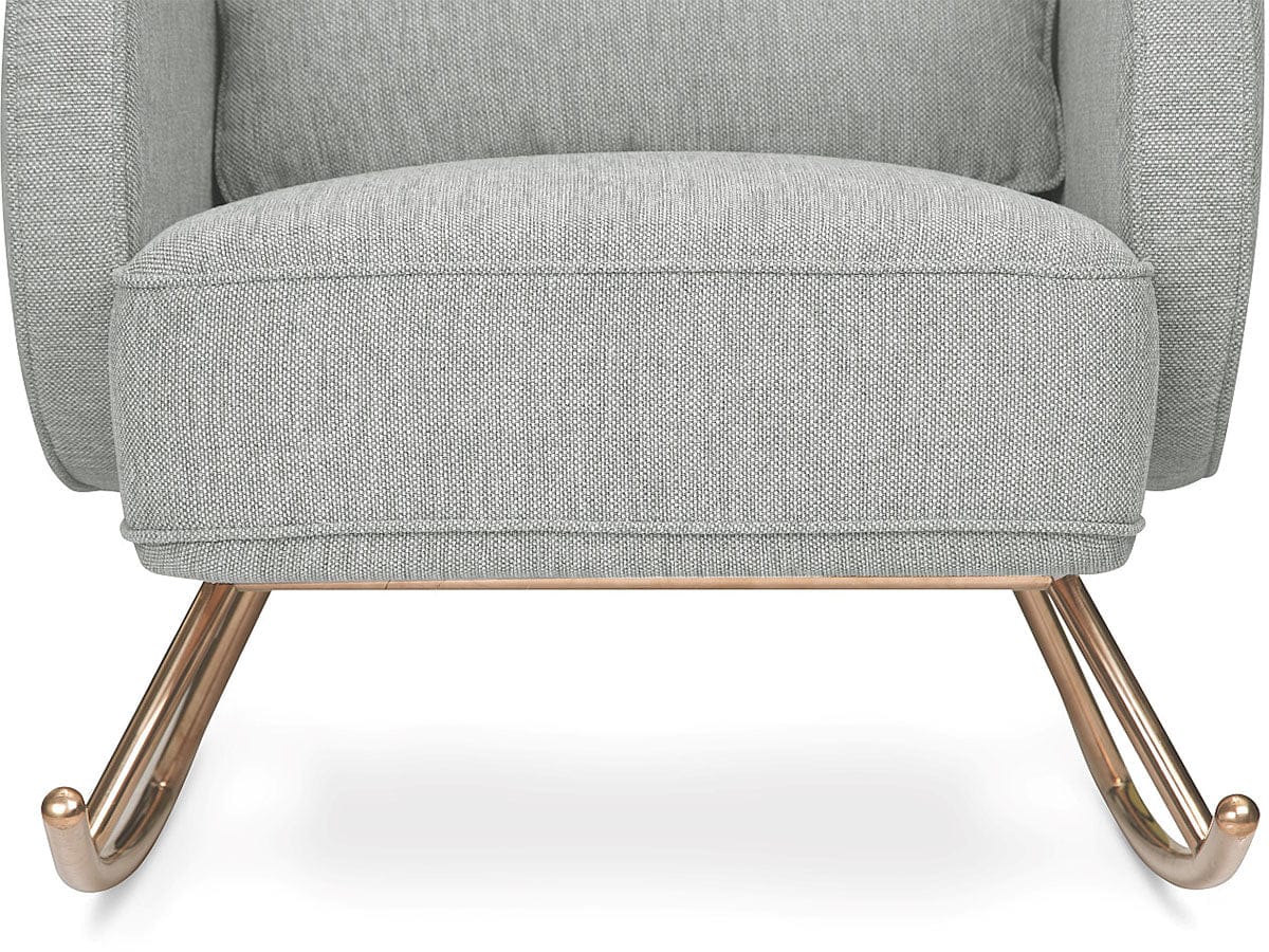 Nursery Works Compass Rocker - Light Grey Weave - NW17087FWLG