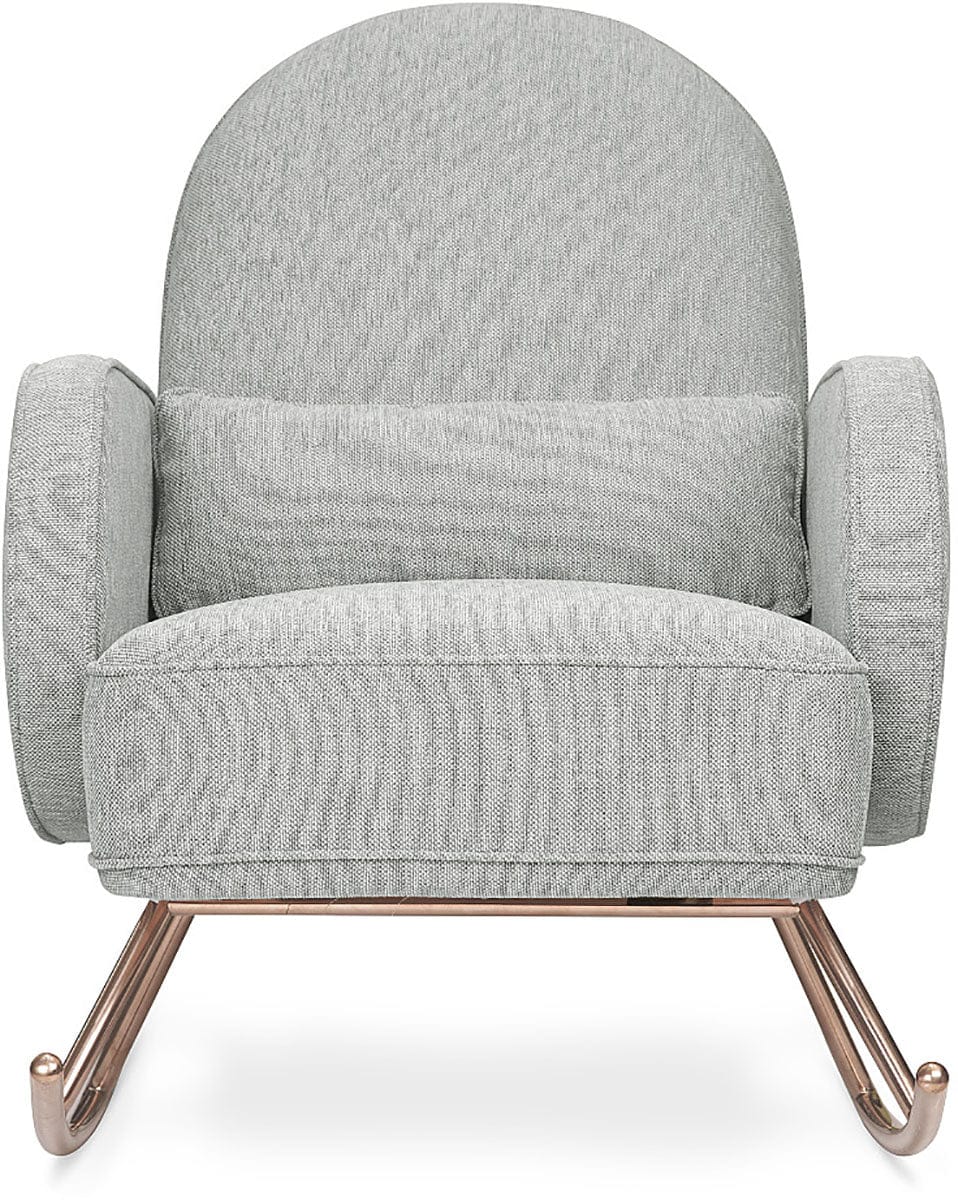 Nursery Works Compass Rocker - Light Grey Weave - NW17087FWLG
