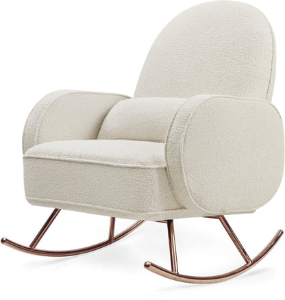 Nursery Works Compass Rocker - White Boucle - NW17087WB