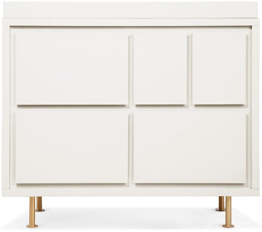 Nursery Works Novella 5-Drawer Dresser - Dune White - NW15015DW