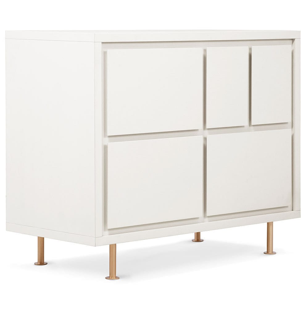 Nursery Works Novella 5-Drawer Dresser - Dune White - NW15015DW