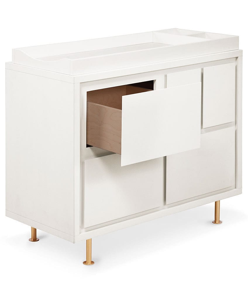 Nursery Works Novella 5-Drawer Dresser - Dune White - NW15015DW