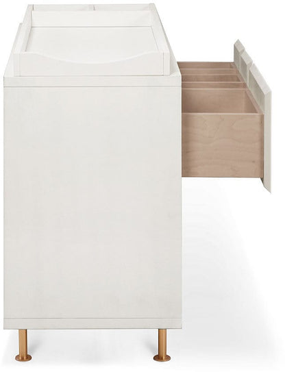 Nursery Works Novella 5-Drawer Dresser - Dune White - NW15015DW
